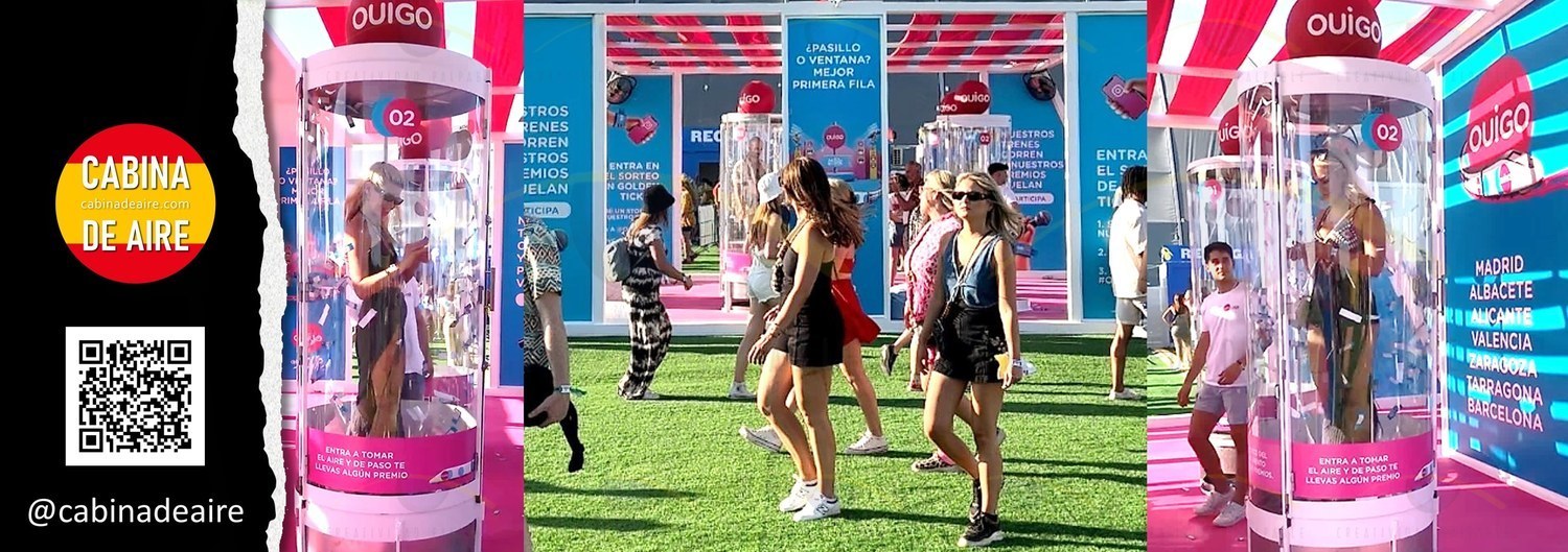 cabina de aire® para España | eventos en FESTIVALES |